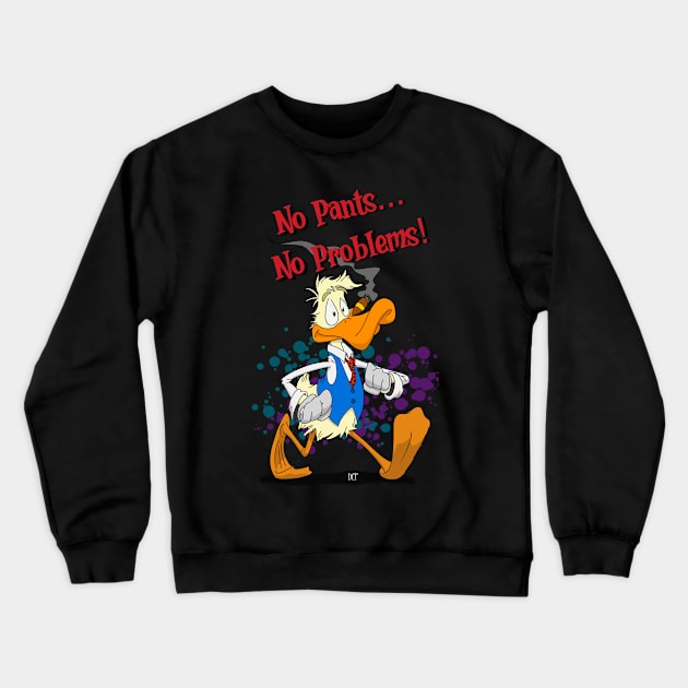 No Pants, No Problems! Crewneck Sweatshirt by EvilBreakfastStudios